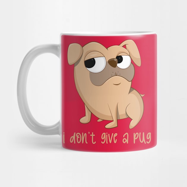 i don't give a pug by sj_arts